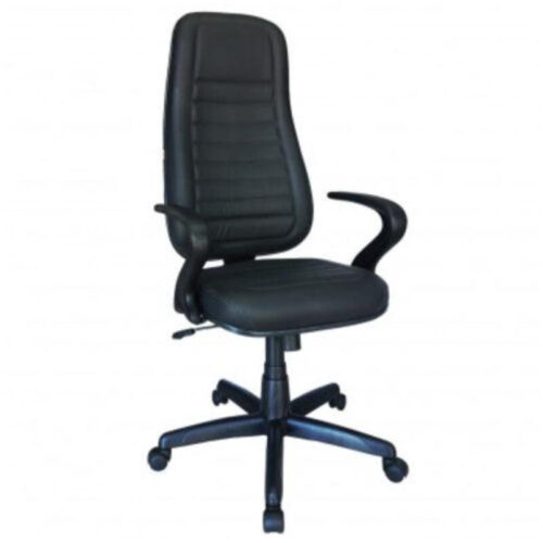 Produto: Cadeira Presidente ALTA – BRAÇO “7” – COR PRETA 30103 Modelo: Cadeira para Escritório Referência do Modelo: Cadeira Presidente ALTA – BRAÇO “7” Cor: Preto (Outras cores sob consulta) Material da Base: Aranha em Polipropileno Garantia do Fornecedor: 24 Meses