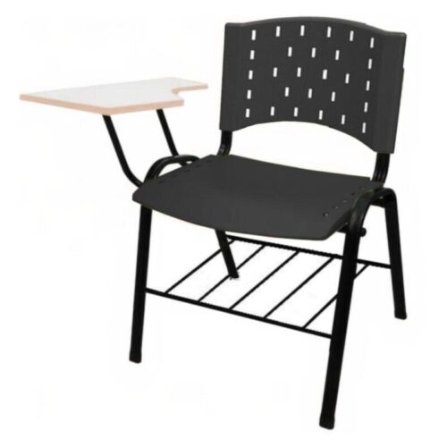 Produto: Carteira Universitária Plástica – Plástico Preto (Polipropileno) Modelo: Cadeira Universitária Plástica Referência do Modelo: Carteira Universitária Plástica Altura (cm): 79 Largura (cm): 48 Profundidade: 37cm Peso Suportado (Kg): 120 Estrutura: Metalon Mais informações: Base Fixa 4 Pés / Base com Pintura Eletrostática / Sapatas Plásticas Garantia do Fornecedor: 24 Meses