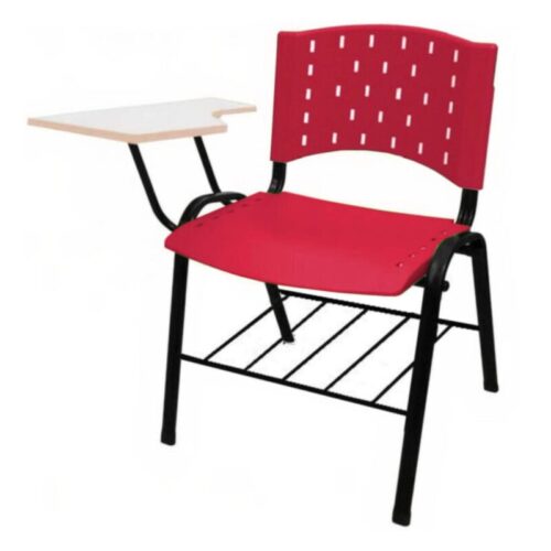 Produto: Carteira Universitária Plástica – Plástico VERMELHO Modelo: Cadeira Universitária Referência do Modelo: Universitária Plástica Altura (cm): 79 Largura (cm): 48 Profundidade: 40cm Peso Suportado (Kg): 120 Estrutura: Metalon Mais informações: Base Fixa 4 Pés / Base com Pintura Eletrostática / Sapatas Plásticas Garantia do Fornecedor: 24 Meses